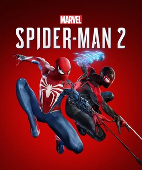 Marvel's Spider-Man 2 cover art - Peter Parker a Miles Morales